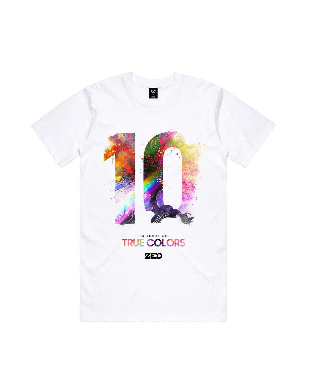 10 YEARS OF TRUE COLORS - ホワイトTシャツ