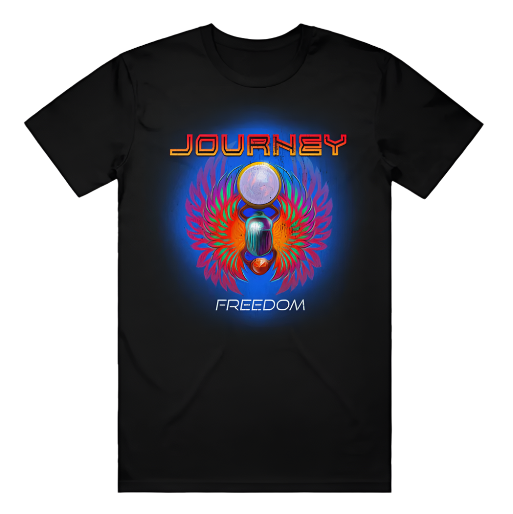 CRYSTAL SCARAB FREEDOM - ブラックティーシャツ