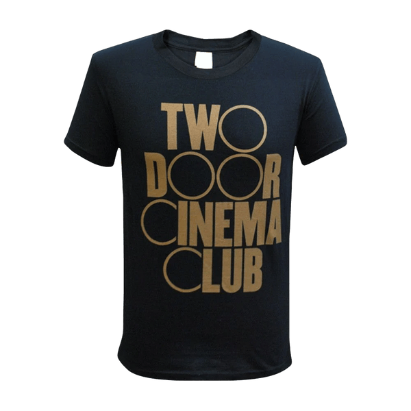 GOLD LOGO - ブラックTシャツ