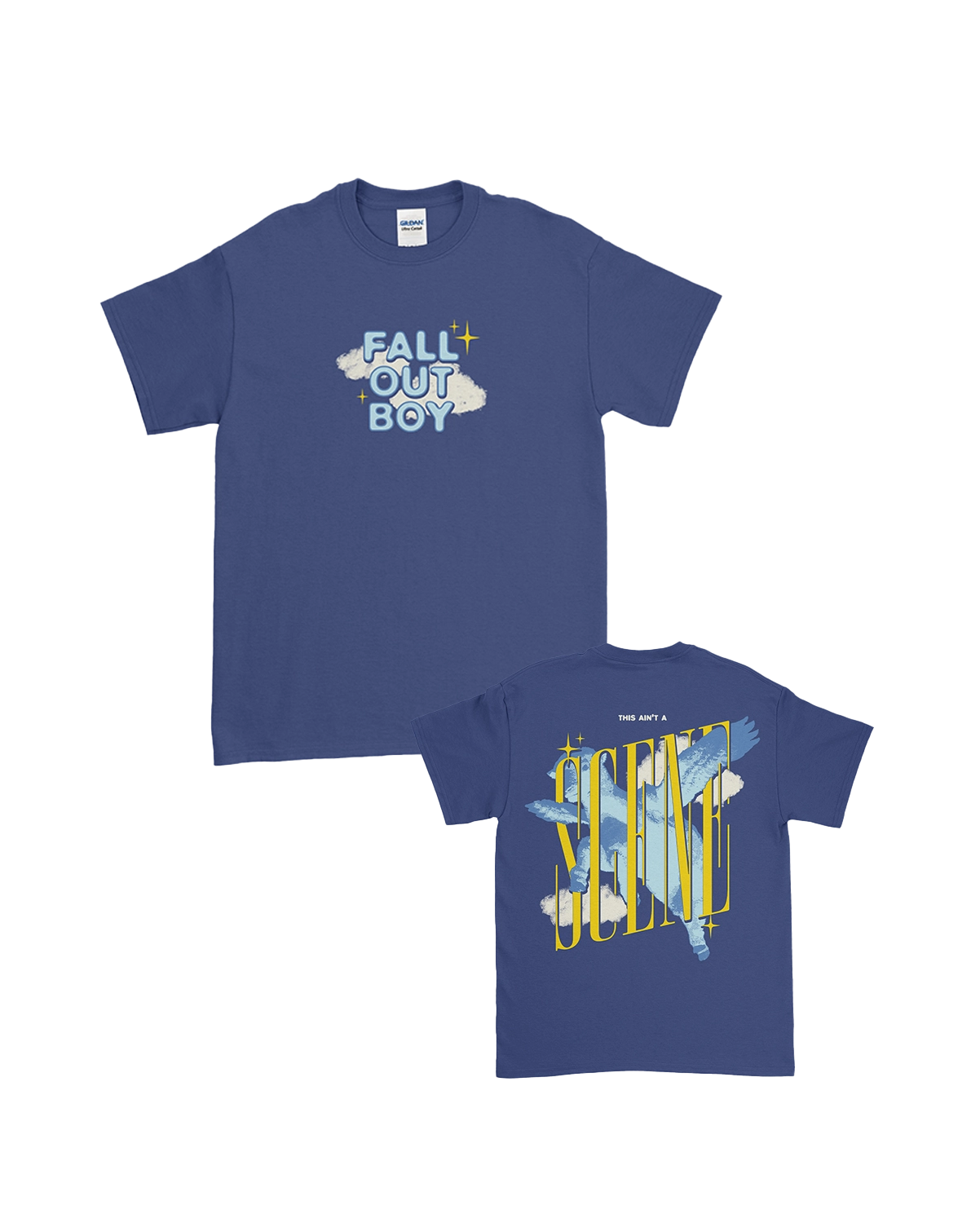 BIG SCENE - ブルーTシャツ