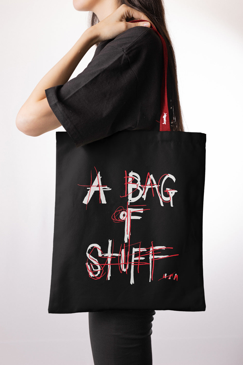 A Bag Of Stuff - ブラックトートバッグ