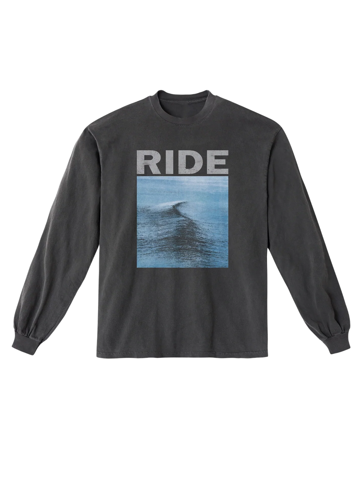 Nowhere - Heavyweight Black Long Sleeve T-Shirt